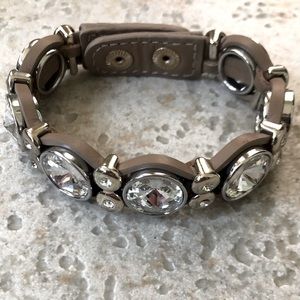 NWOT LEATHER STRAP BRACELET 7inch